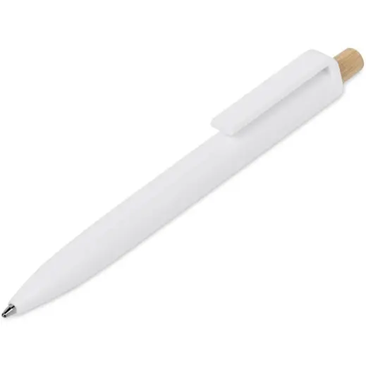 Altitude Tickit Recycled Plastic & Bamboo Ball Pen Solid White